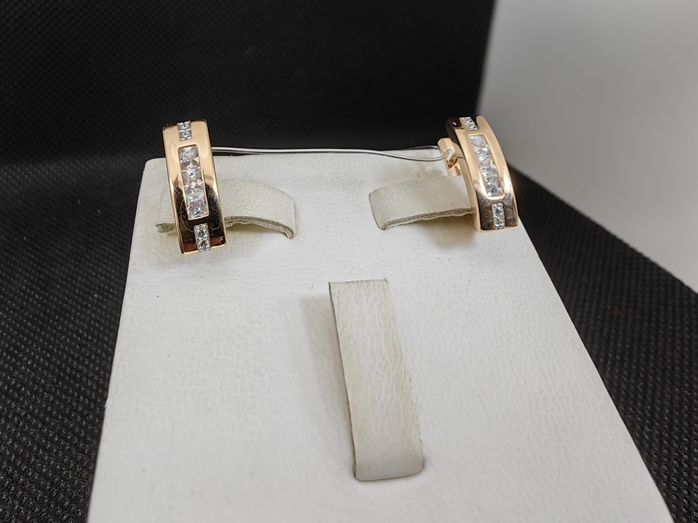 СЕРЬГИ С КАМНЯМИ (Au 585)