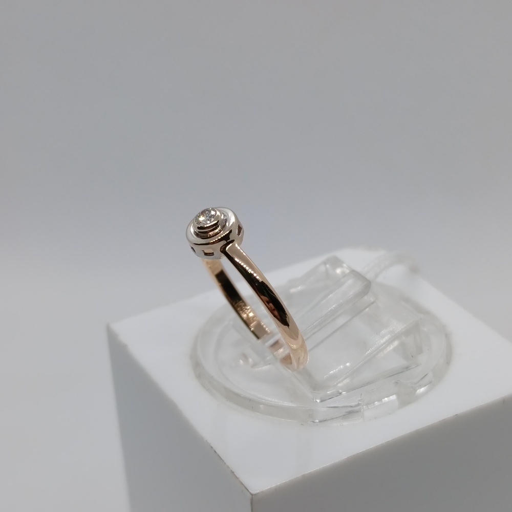 КОЛЬЦО БРИЛЛИАНТ Au 585