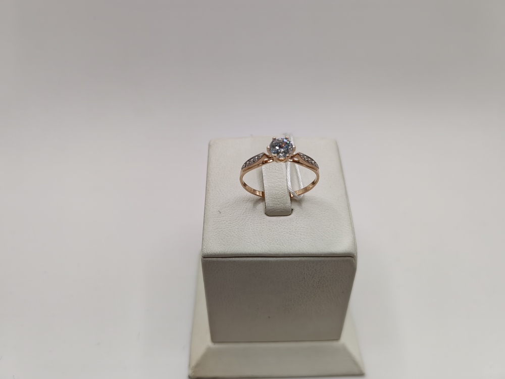 КОЛКМИ585 КОЛЬЦО С КАМНЯМИ (Au 585)