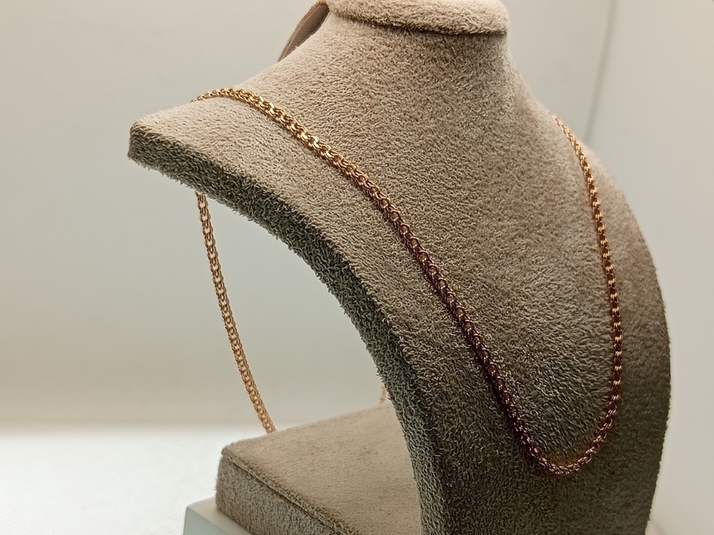 ЦЕПЬ ПУСТОТЕЛАЯ Бисмарк (Au 585)