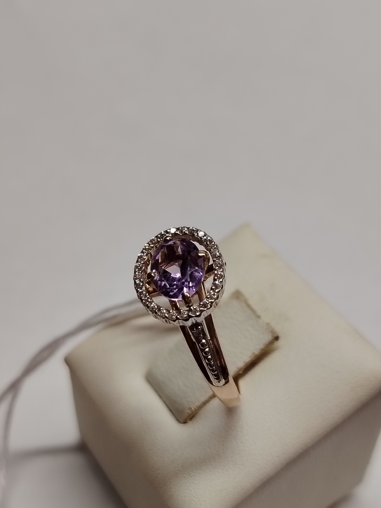 КОЛКМИ585 КОЛЬЦО С КАМНЯМИ (Au 585)