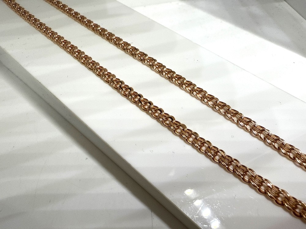 ЦПБС585 ЦЕПЬ ПУСТОТЕЛАЯ Бисмарк (Au 585)