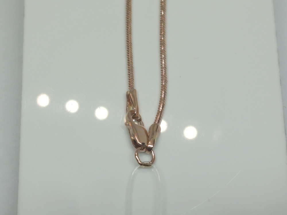 НЦ 12-078 ЦЕПЬ ПОЛНОВЕСНАЯ Жгут(снейк) (Au 585)