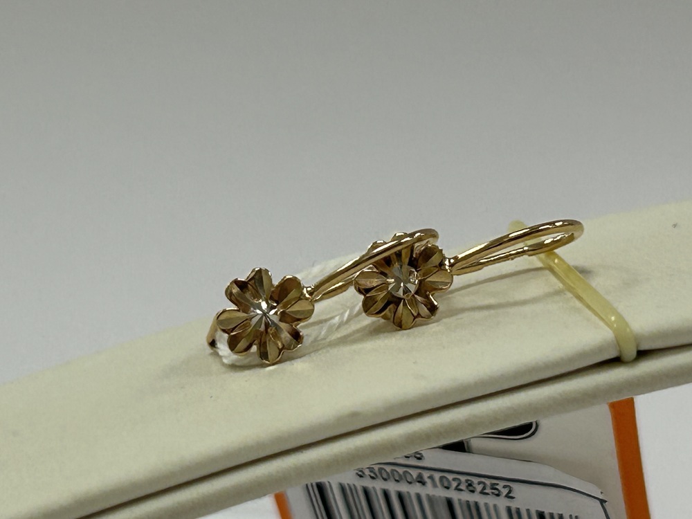 СЕРЬГИ БЕЗ КАМНЯ (Au 585)