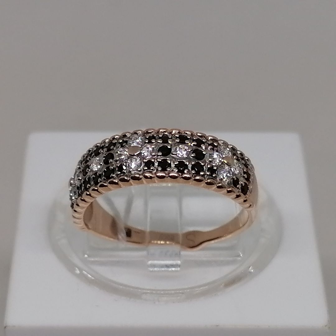 КОЛЬЦО С КАМНЯМИ (Au 585)