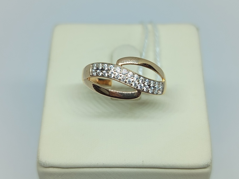 КОЛКМИ585 КОЛЬЦО С КАМНЯМИ (Au 585)