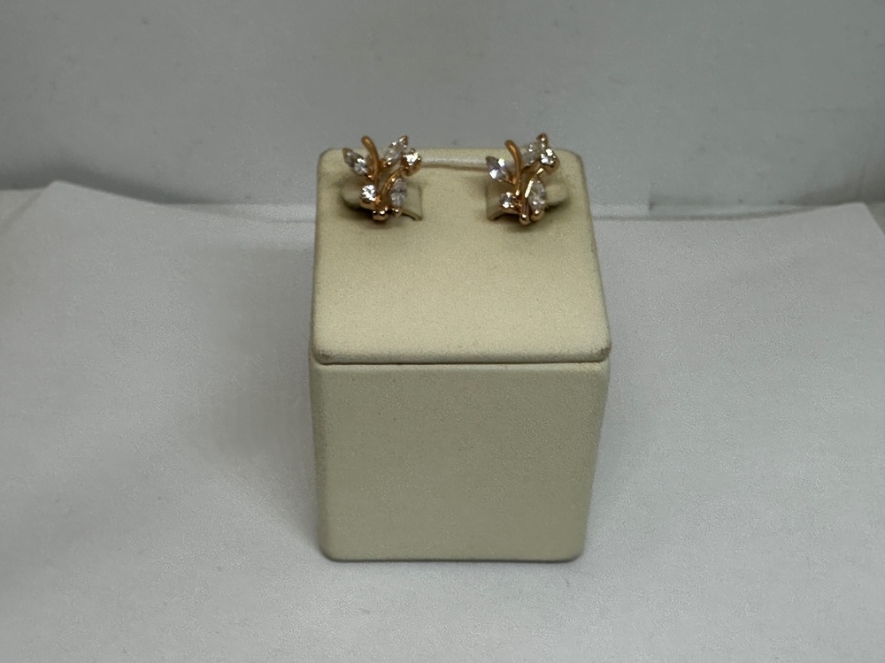 СКМИ585 СЕРЬГИ С КАМНЯМИ (Au 585)