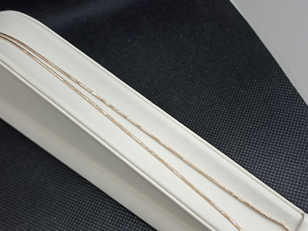 НЦ 12-078 ЦЕПЬ ПОЛНОВЕСНАЯ Жгут(снейк) (Au 585)