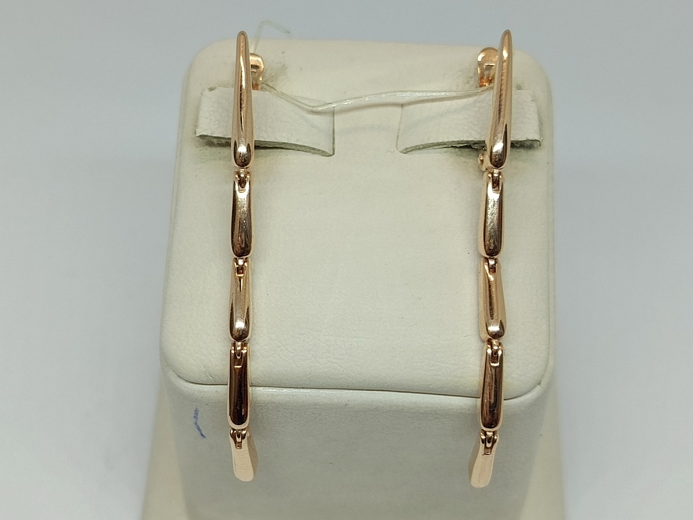 СЕРЬГИ БЕЗ КАМНЯ (Au 585)