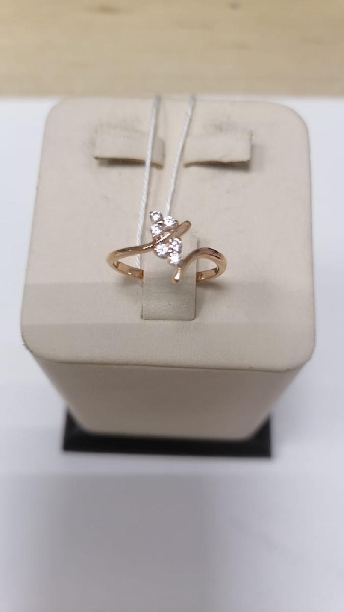 КОЛКМИ585 КОЛЬЦО С КАМНЯМИ (Au 585)