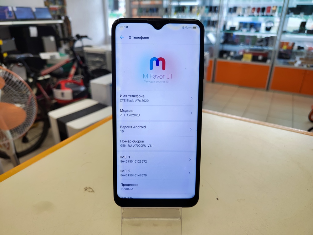 Смартфон ZTE A7s 2020 3/64