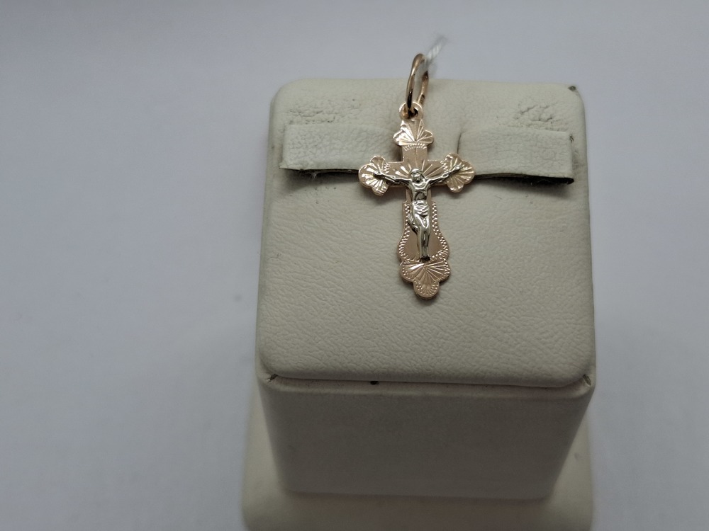 ПОДКБК585 ПОДВЕСКА КРЕСТ БЕЗ КАМНЯ (Au 585) ПОДКБК585 ПОДВЕСКА КРЕСТ БЕЗ КАМНЯ (Au 585)