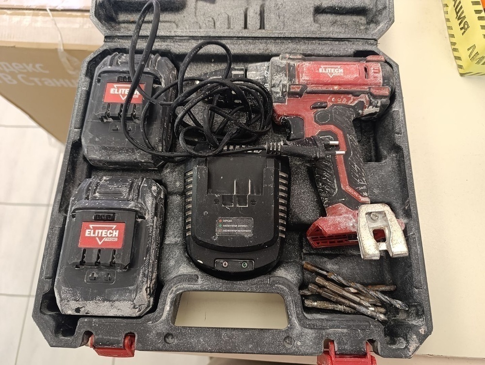 Шуруповерт Elitech ДА-18-2лс