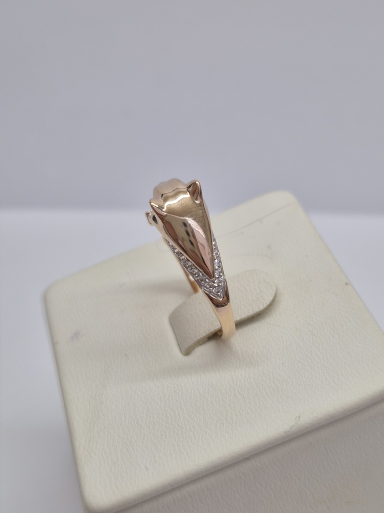 КОЛЬЦО С КАММНЯМИ (Au 585)