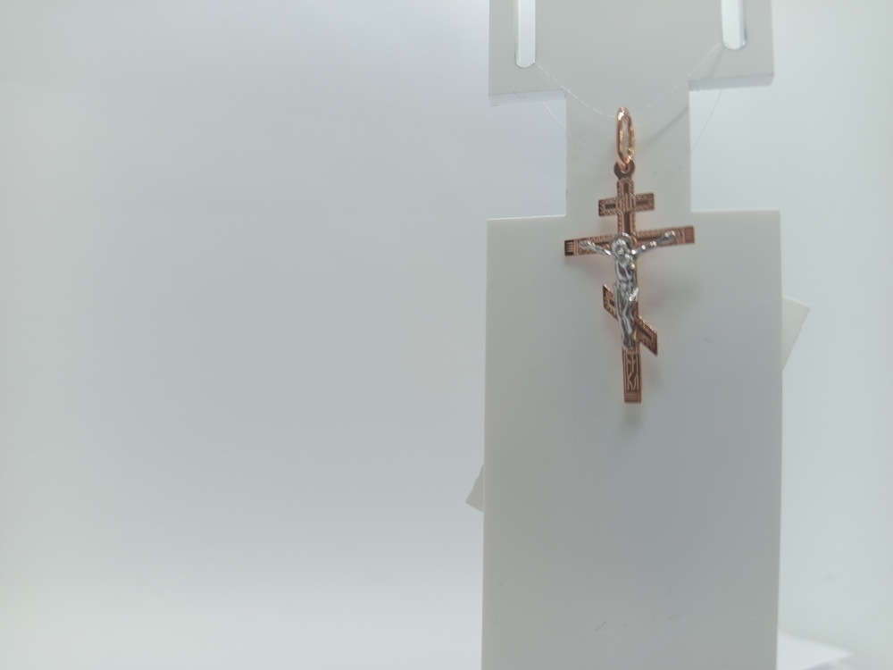 ПОДВЕСКА КРЕСТ (Au 585)