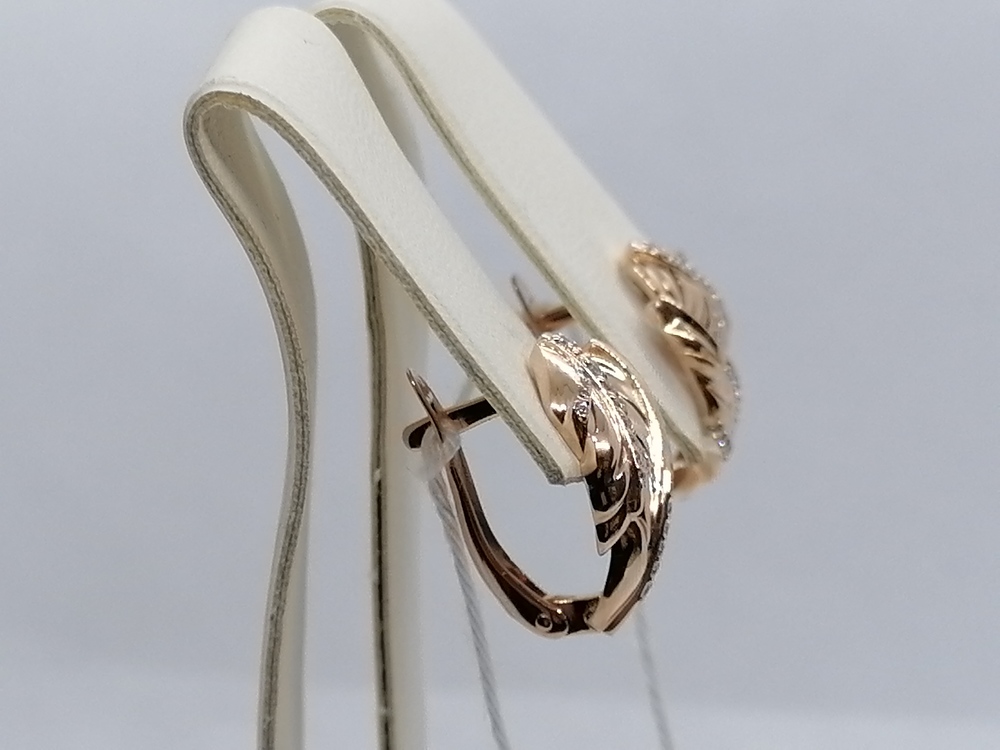 СЕРЬГИ С КАМНЯМИ (Au 585)