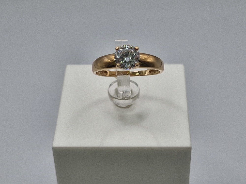 КОЛЬЦО С КАМНЕМ (Au 585)