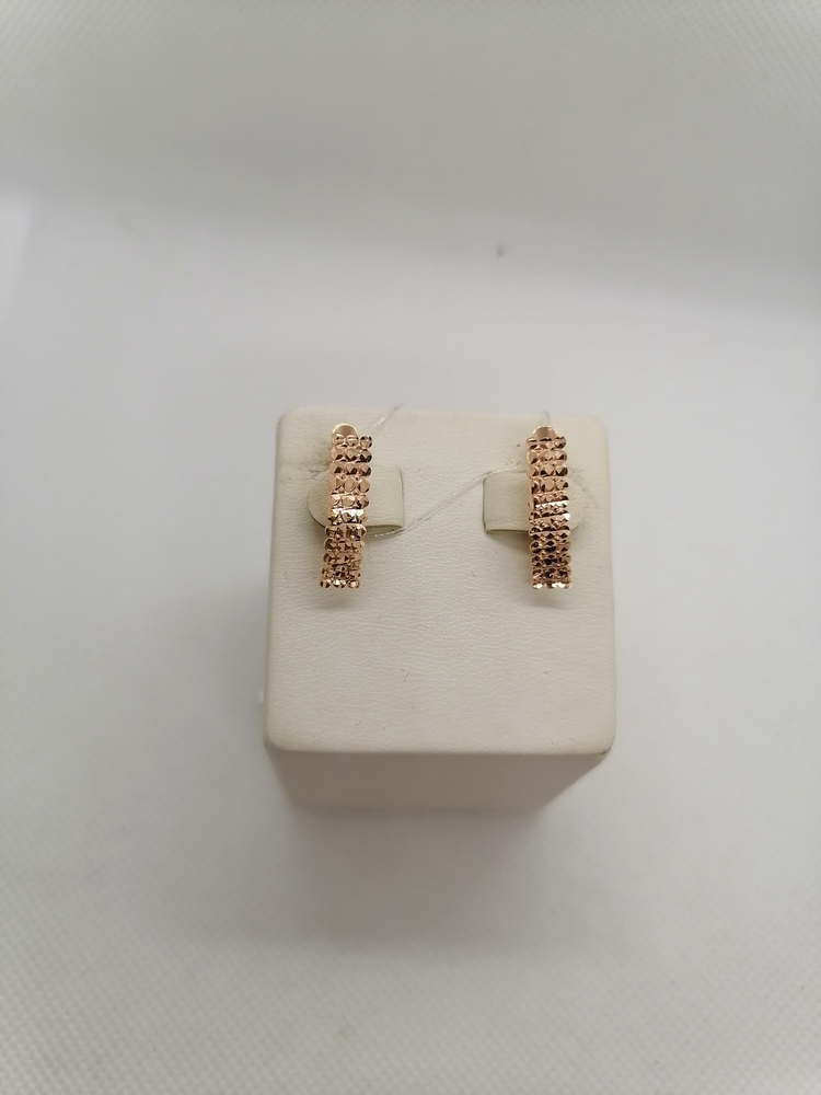 СЕРЬГИ БЕЗ КАМНЯ (Au 585)