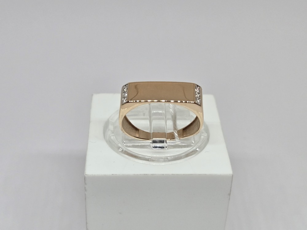 ПЕЧАТКА С КАМНЯМИ (Au 585)