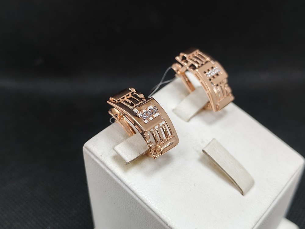 СЕРЬГИ С КАМНЯМИ (Au 585)