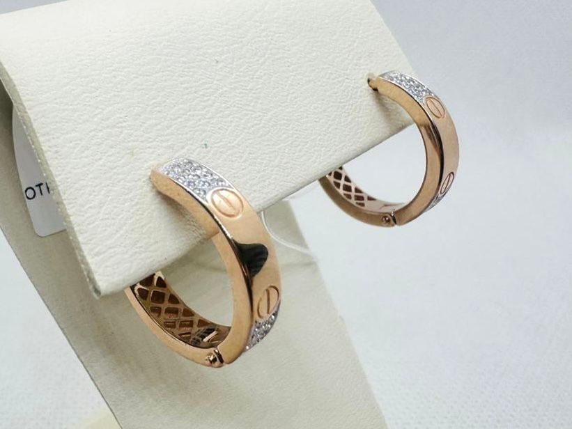 СЕРЬГИ С КАМНЯМИ (Au 585)