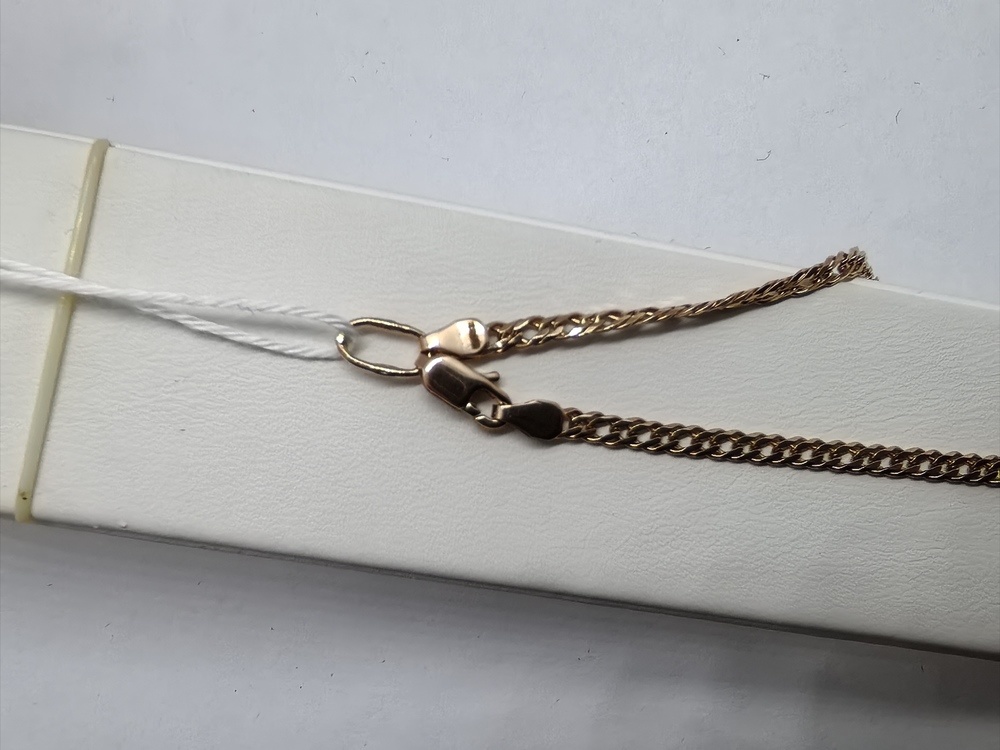 ЦЕПЬ ПОЛНОВЕСНАЯ Ромб двойной (Au 585)