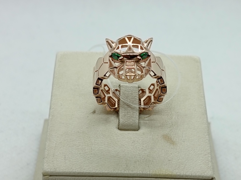 К5101 КОЛЬЦО С КАМНЯМИ (Au 585)