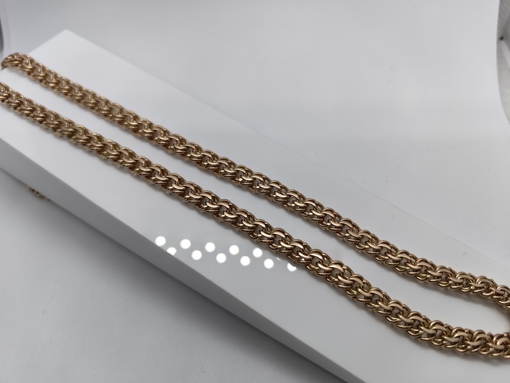 ЦЕПЬ ПОЛНОВЕСНАЯ Бисмарк (Au 585)