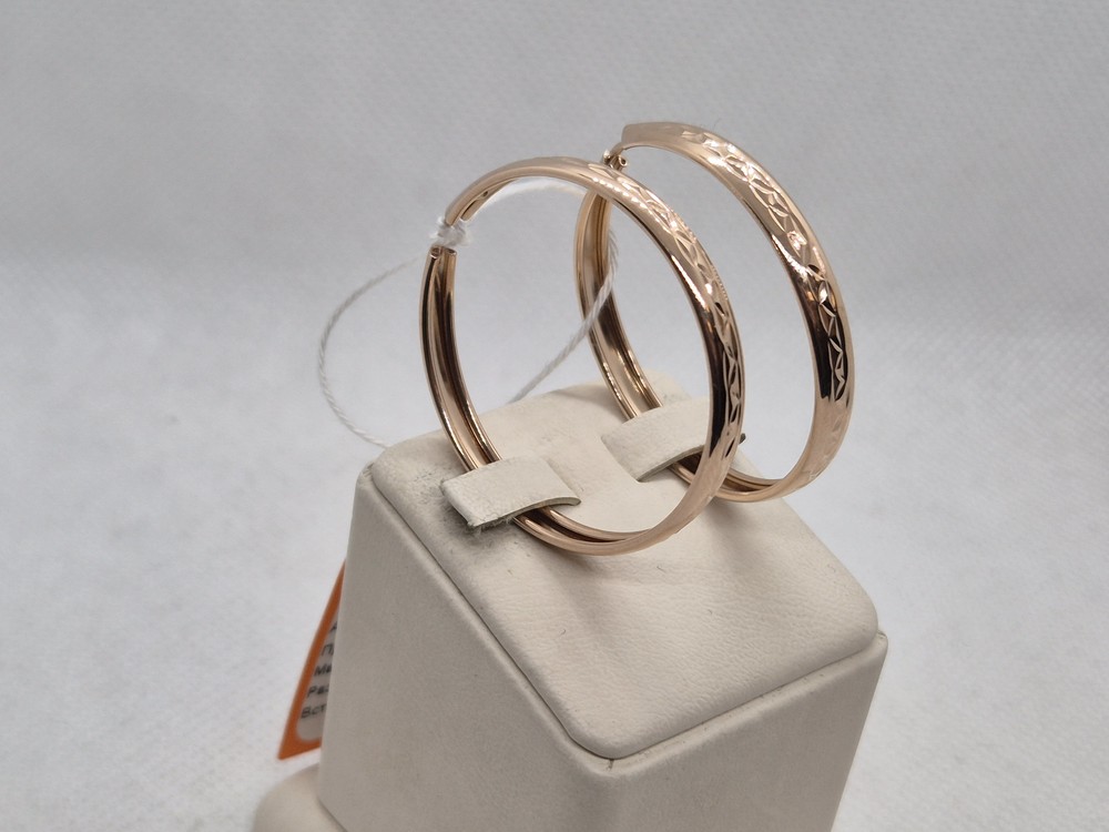 СКОН585 СЕРЬГИ КОНГО (Au 585)