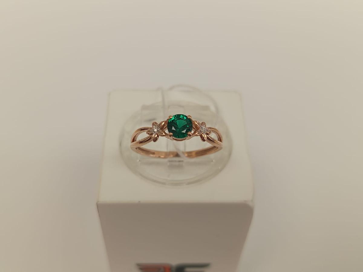 КОЛКМИ585 КОЛЬЦО С КАМНЯМИ (Au 585)