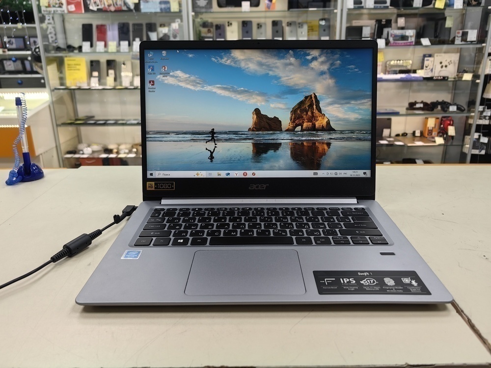 Ноутбук Acer SWIFT SF114-32 N17W6; Pentium N5000, Intel UHD Graphics 605, 4 Гб, Нет, 500 Гб