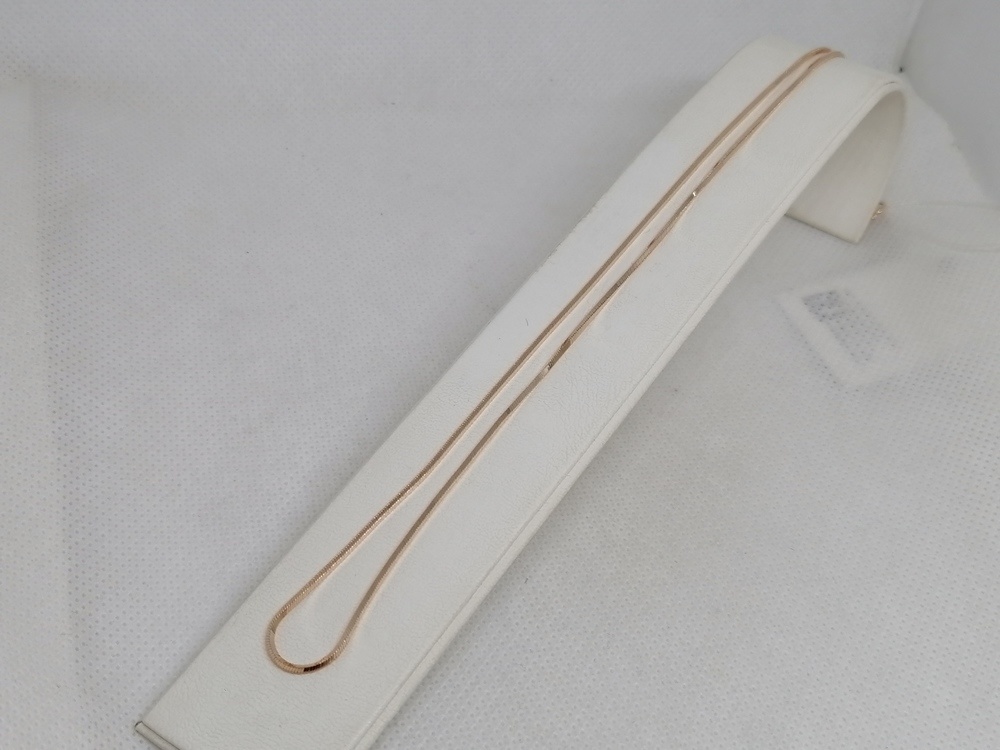 ЦЕПЬ ПОЛНОВЕСНАЯ Жгут(снейк) (Au 585)