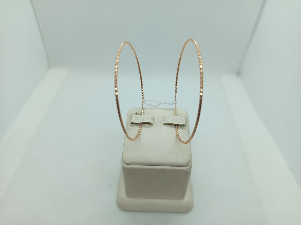 СКОН585 СЕРЬГИ КОНГО (Au 585)