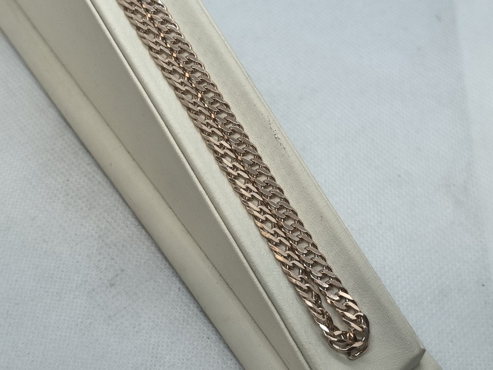 ЦЛР2585 ЦЕПЬ ПОЛНОВЕСНАЯ Ромб двойной (Au 585)