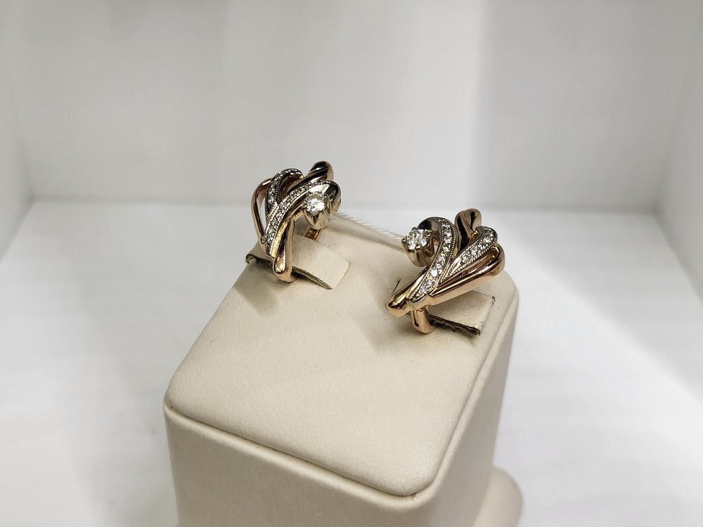 СЕРЬГИ БРИЛЛИАНТ (Au 585)