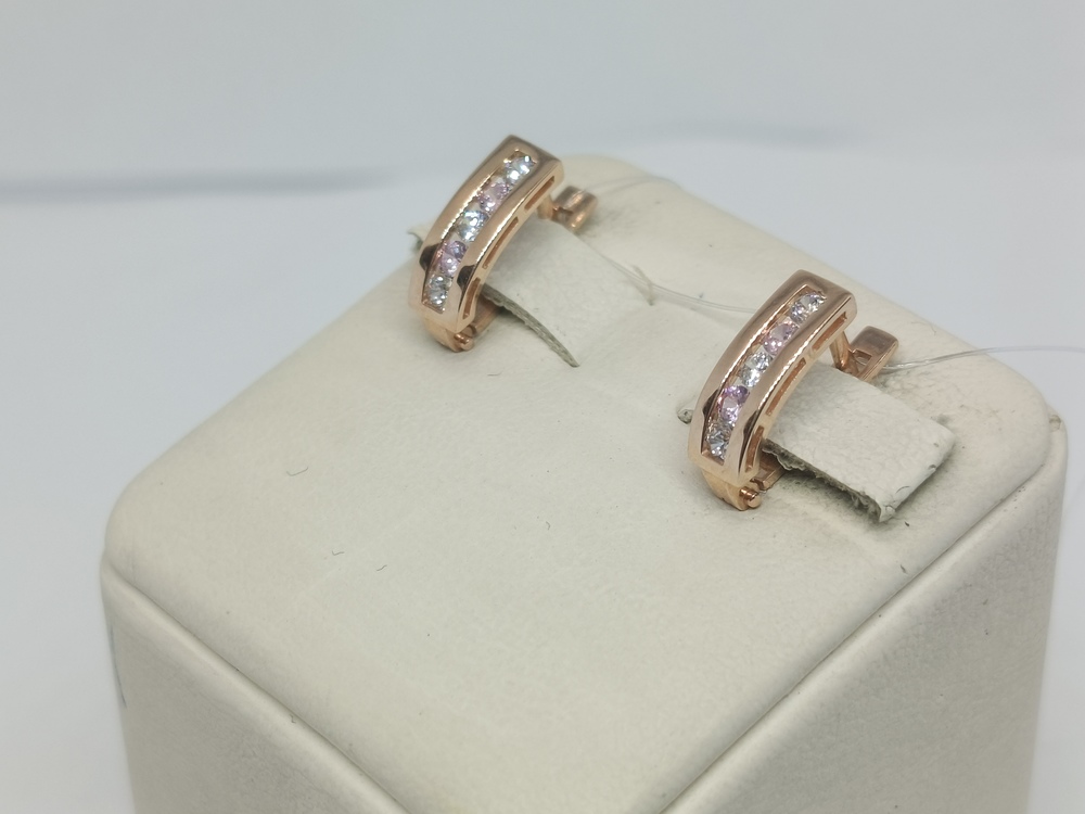 СЕРЬГИ С КАМНЯМИ (Au 585)