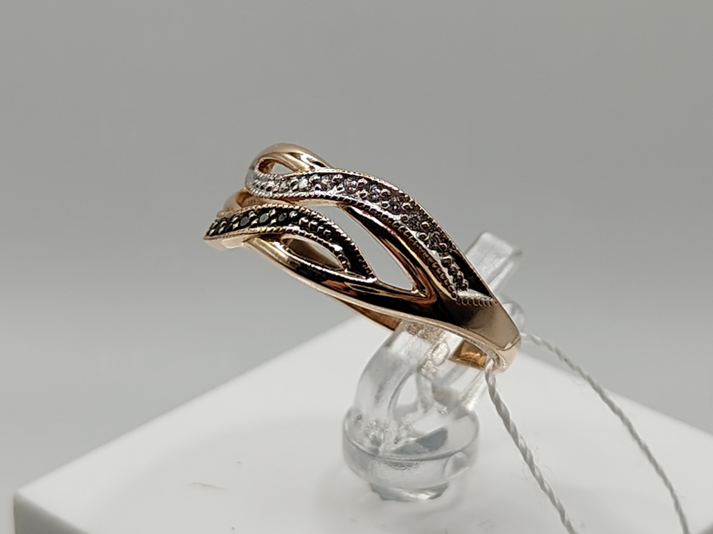 КОЛКМИ585 КОЛЬЦО С КАМНЯМИ (Au 585)