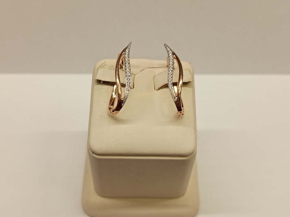 СЕРЬГИ С КАМНЯМИ (Au 585)