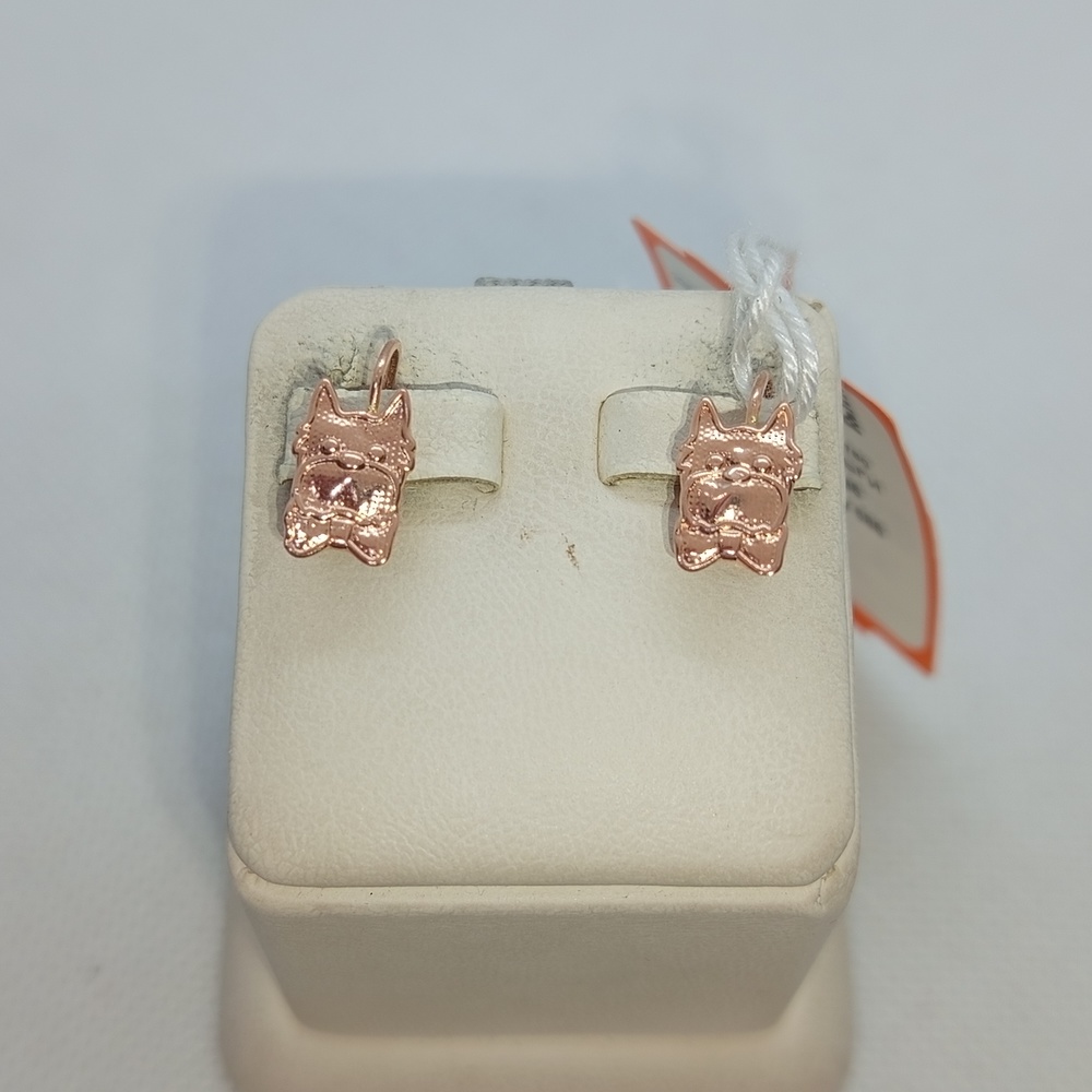 СЕРЬГИ БЕЗ КАМНЯ (Au 585)