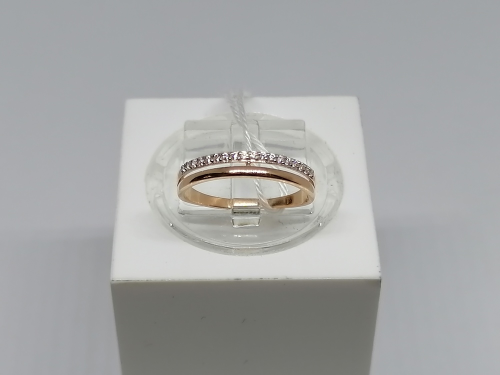 КОЛКМИ585 КОЛЬЦО С КАМНЯМИ (Au 585)