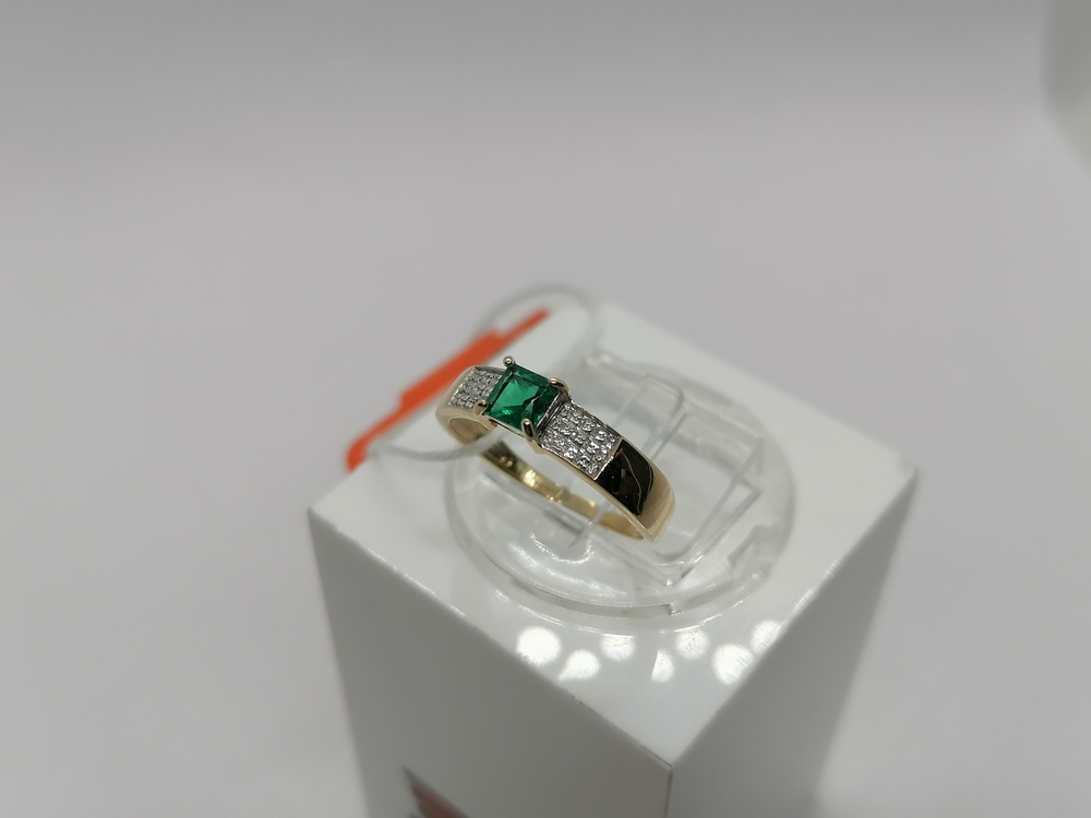 КОЛКМИ585 КОЛЬЦО С КАМНЯМИ (Au 585)