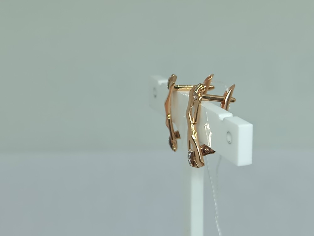 СЕРЬГИ С КАМНЯМИ (Au 585)