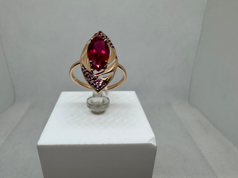 КОЛКМИ585 КОЛЬЦО С КАМНЯМИ (Au 585)