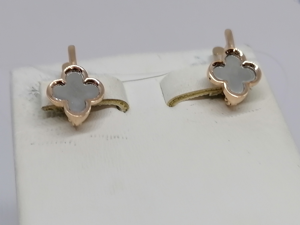 СЕРЬГИ БЕЗ КАМНЯ (Au 585)