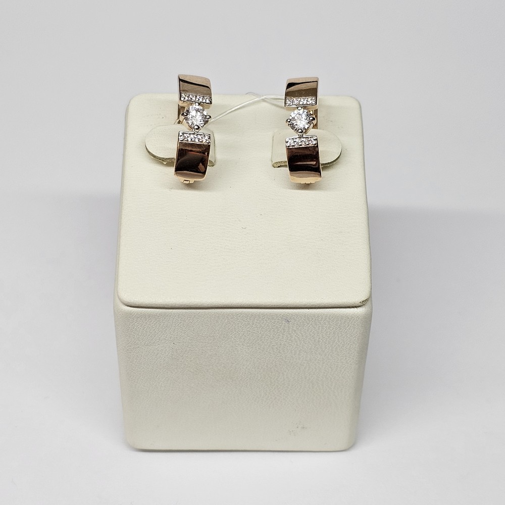 СЕРЬГИ С КАМНЯМИ (Au 585)