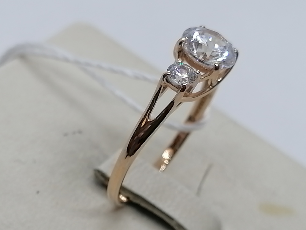 КОЛКМИ585 КОЛЬЦО С КАМНЯМИ (Au 585)
