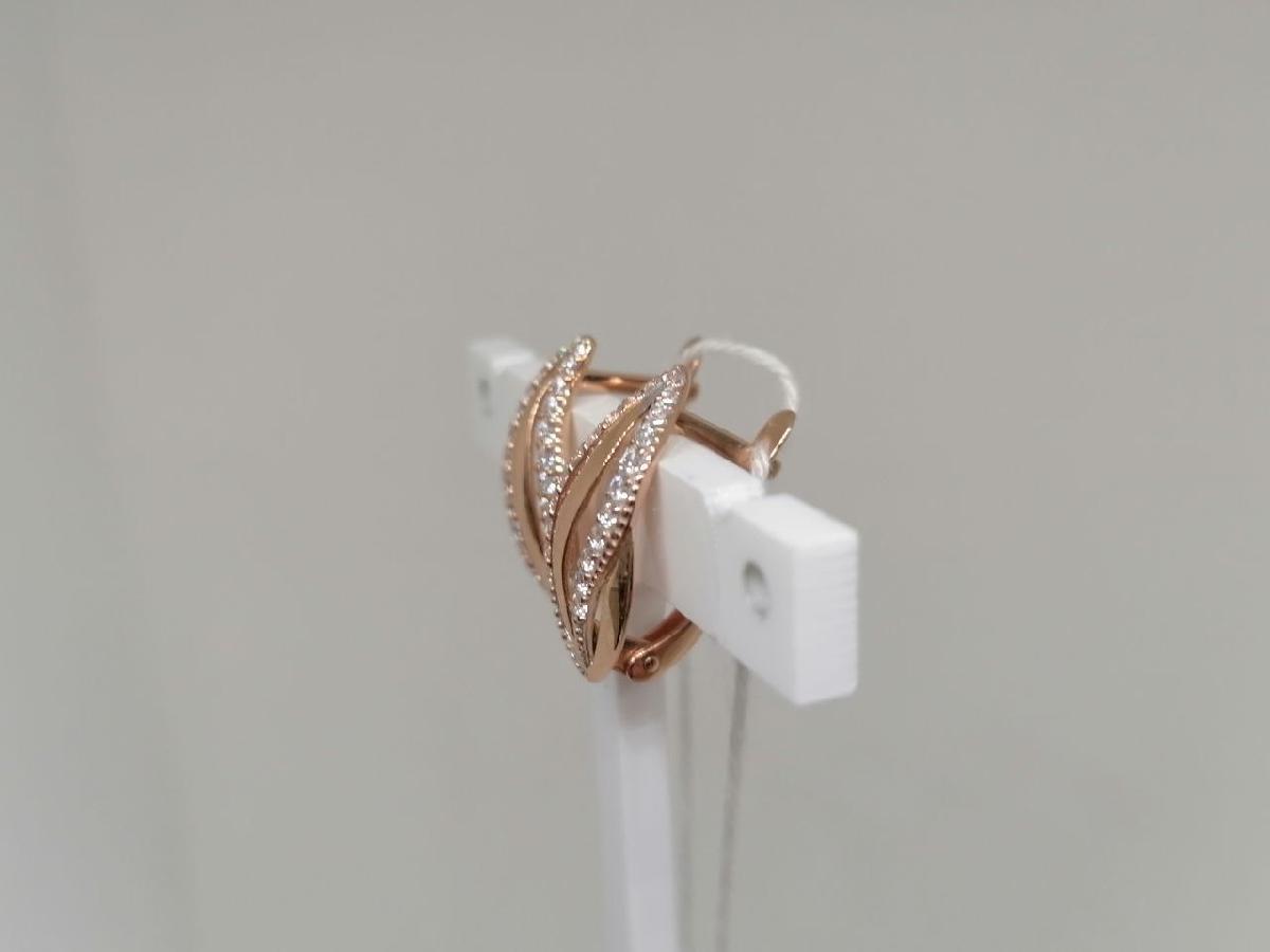 СЕРЬГИ С КАМНЯМИ (Au 585)