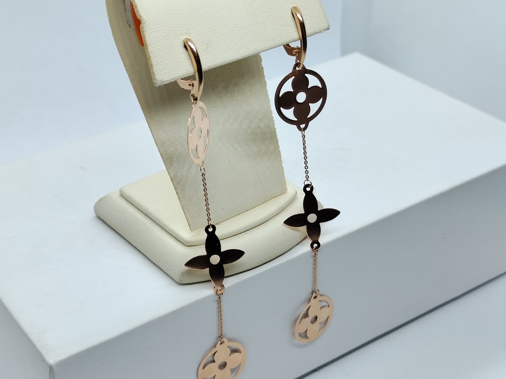 СБКМ585 СЕРЬГИ БЕЗ КАМНЯ (Au 585)