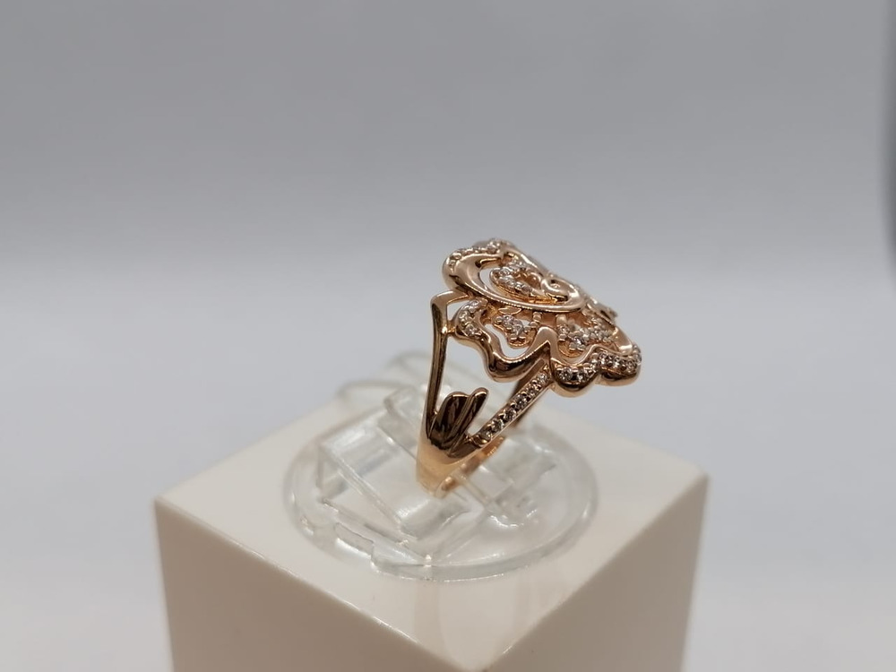 КОЛКМИ585 КОЛЬЦО С КАМНЯМИ (Au 585)