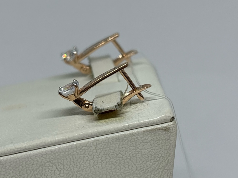 СЕРЬГИ С КАМНЯМИ (Au 585)